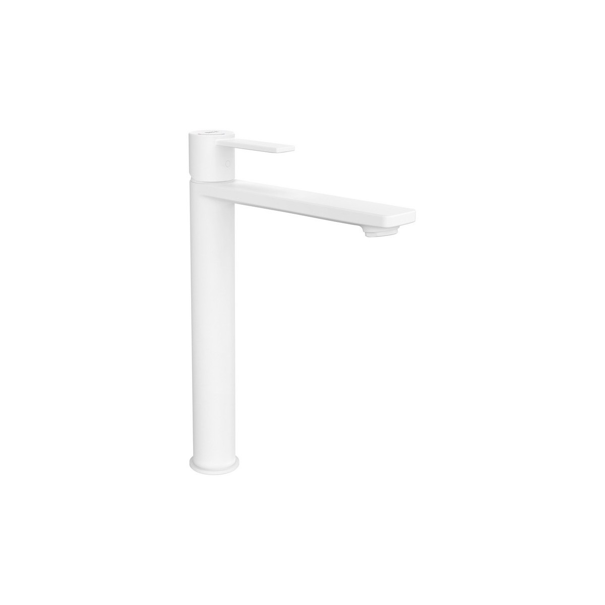 Targa mitigeur xl pour lavabo corps lisse ouverture sur l'eau froide blanc mat - ROCA A5A345FB00 