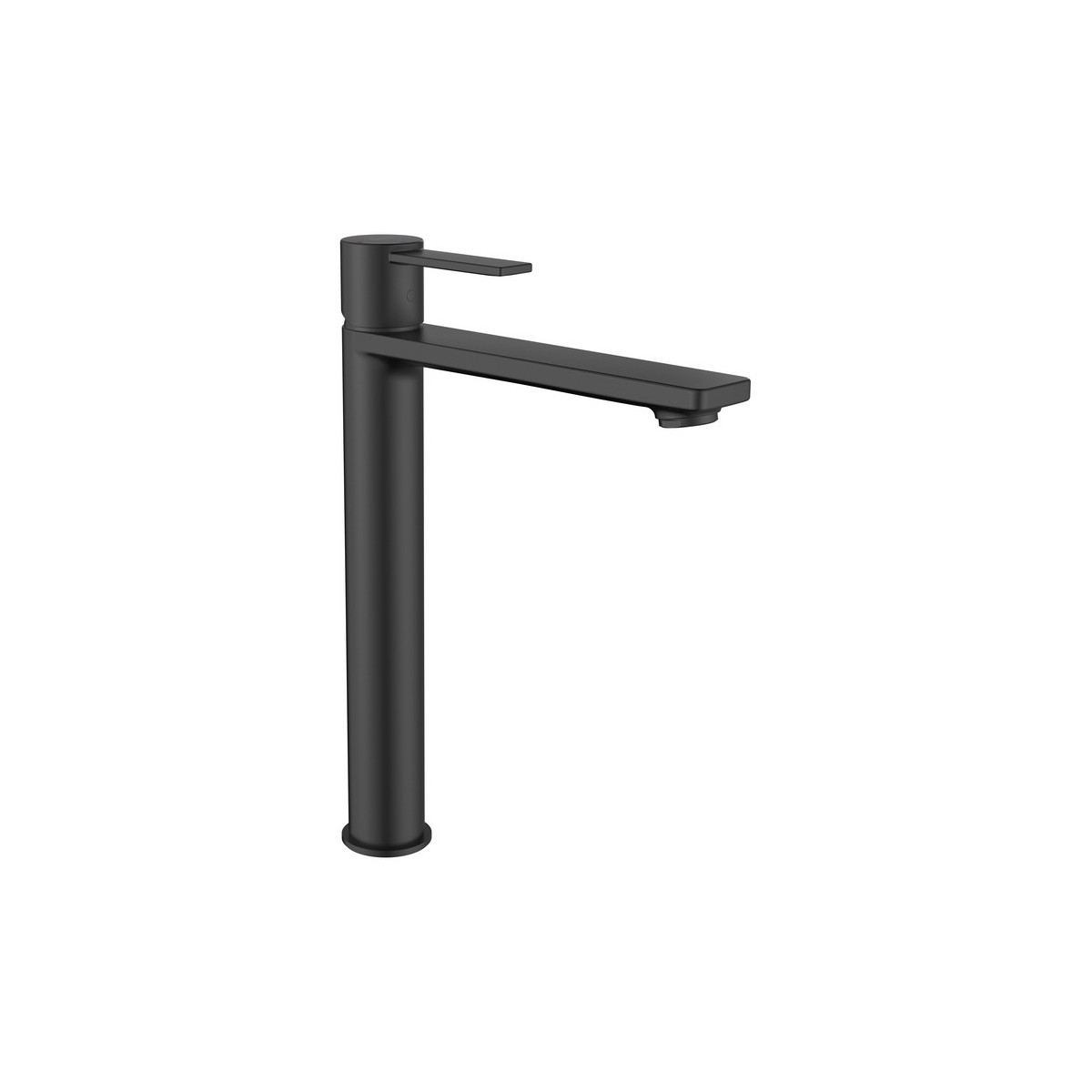 Targa mitigeur xl pour lavabo corps lisse ouverture sur l'eau froide noir mat - ROCA A5A345FNB0 