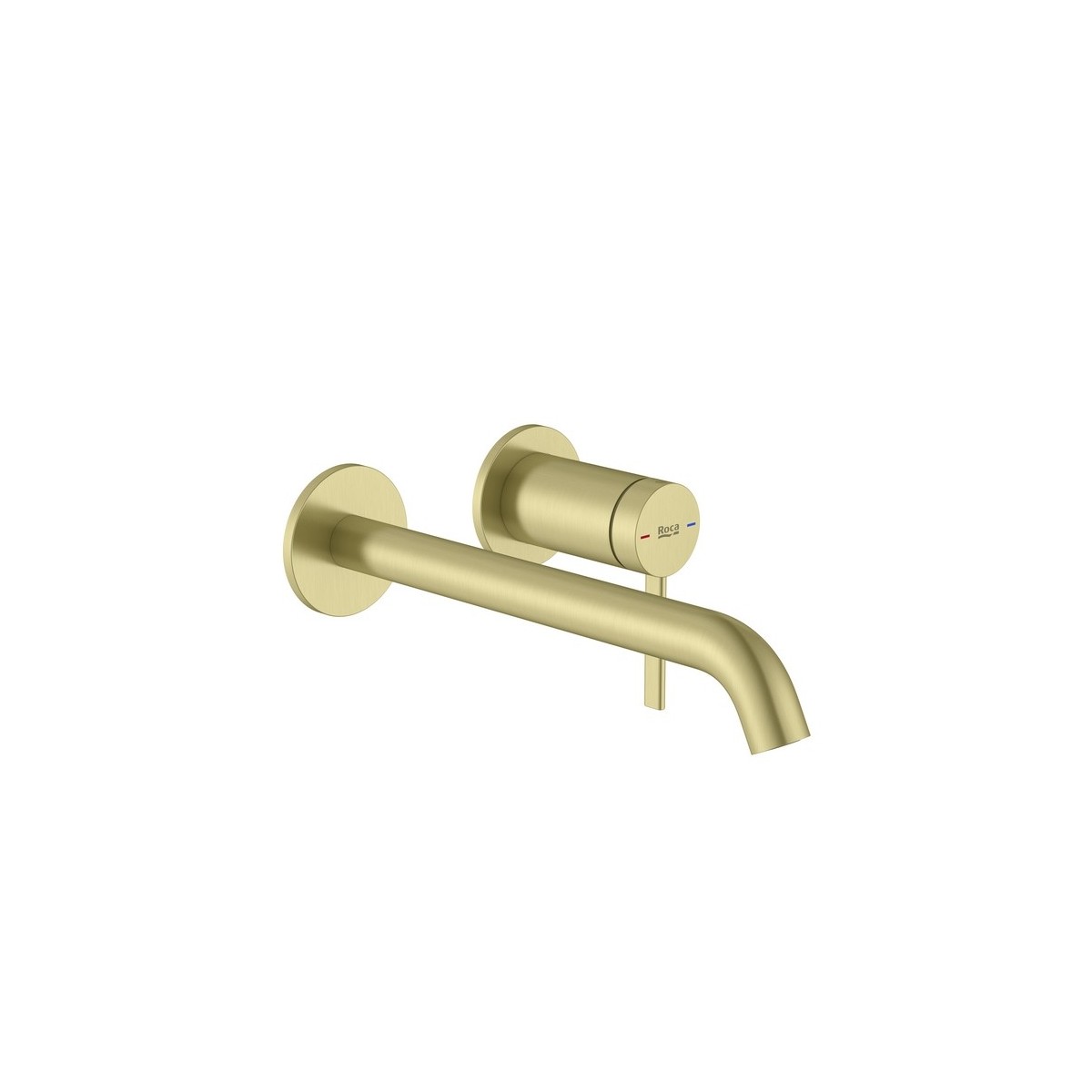 Ona mitigeur lavabo monotrou à encastrer pvd or brossé - ROCA A5A459EVA0 