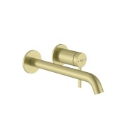 Ona mitigeur lavabo monotrou à encastrer pvd or brossé - ROCA A5A459EVA0 