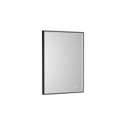 Mirai confort miroir avec cadre métallique noir et éclairage led 600x800 - ROCA A812452485 