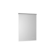 Mirai confort miroir avec cadre métallique noir et éclairage led 600x800 - ROCA A812455485 