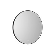 Mirai confort miroir ø1000 avec cadre métallique noir et éclairage led - ROCA A812459485 