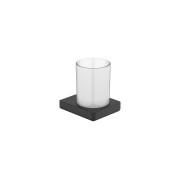 Tempo porte-verre à fixer au mur noir mat - ROCA A817021NB0 