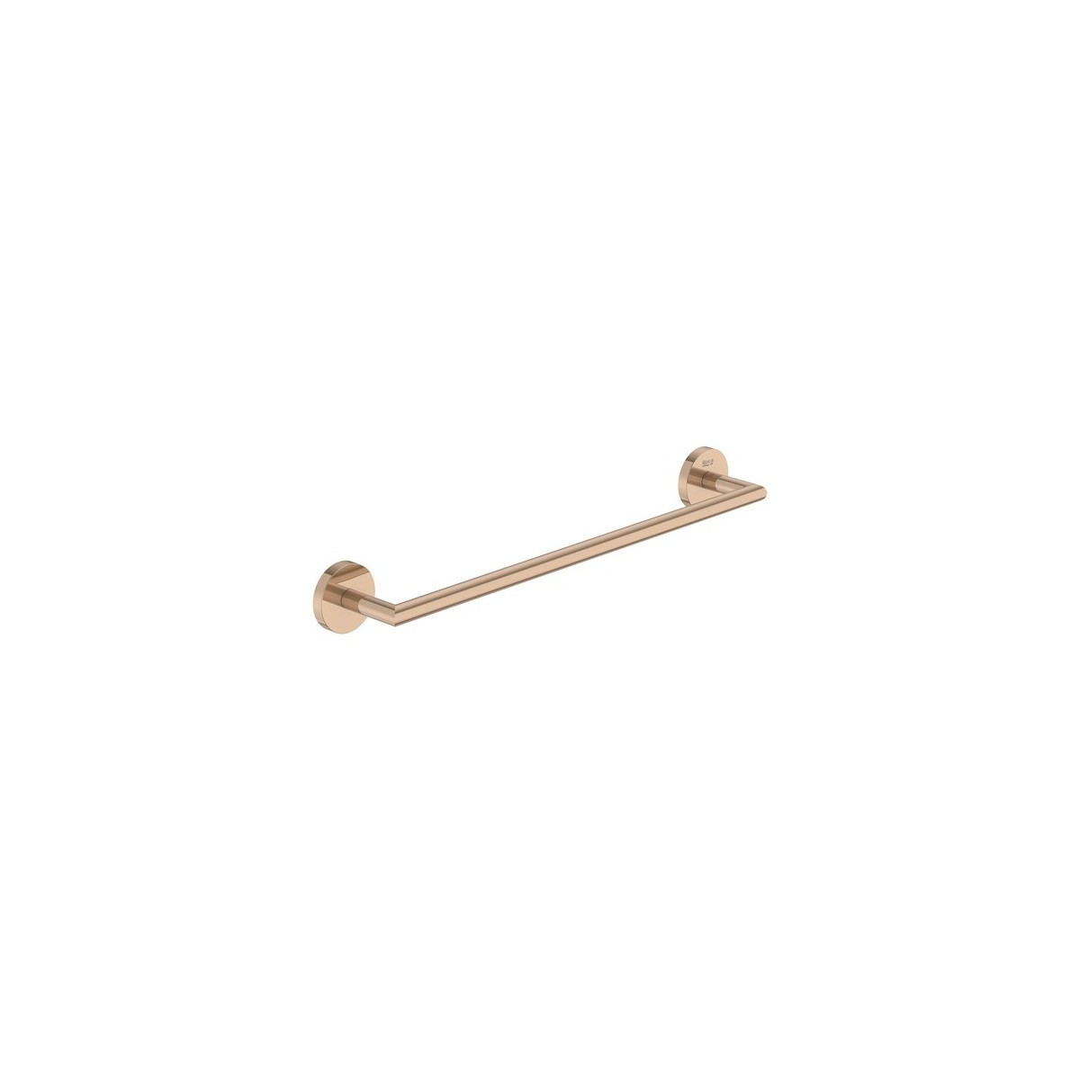 Hotels round porte-serviettes barre 450 mm rose gold - ROCA A817575RG0 