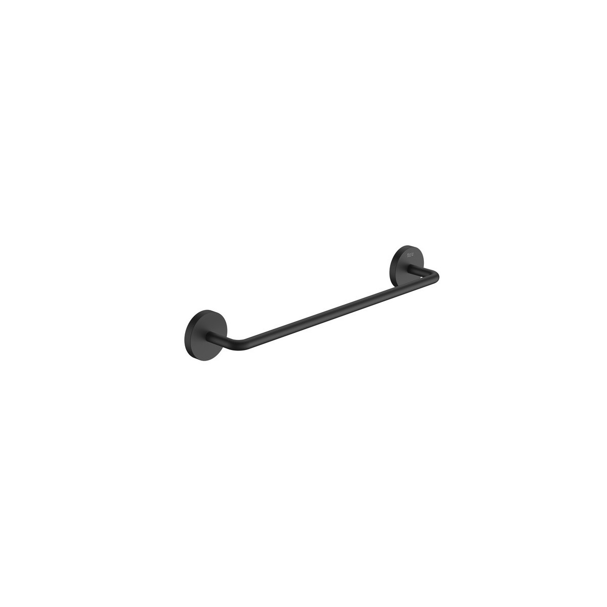 Victoria round porte-serviettes barre 400mm noir mat - ROCA A817742NB0 