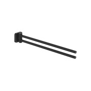 Victoria square Porte-serviettes double rotatif noir mat - ROCA A817885NB0 