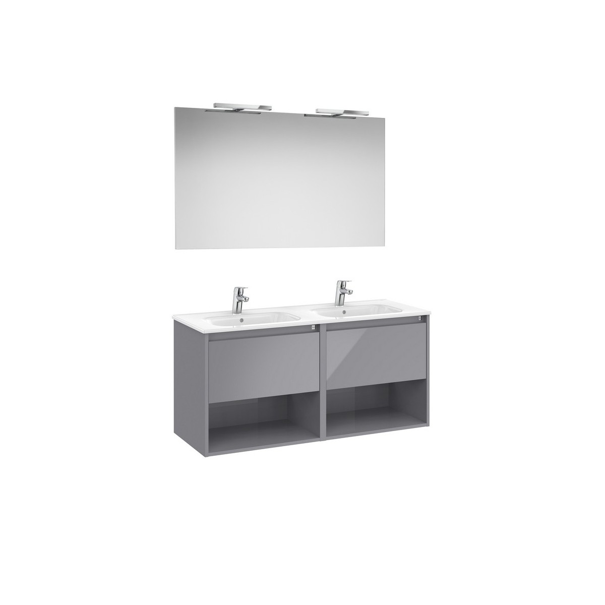 Tenor pack 1t 1 niche inf 1200 mm gris galet brillant - ROCA A852094516 