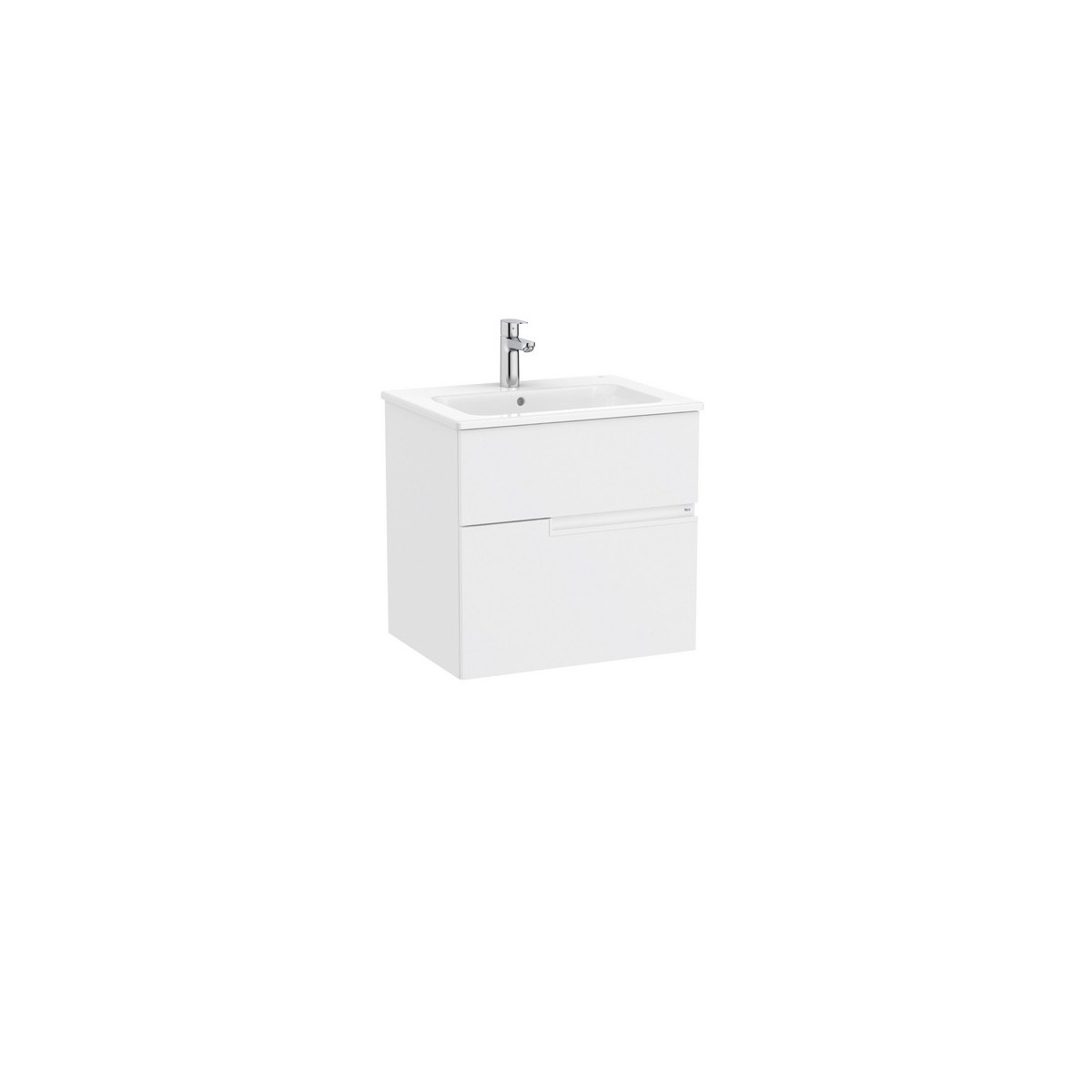 Victoria-n unik (meuble+lavabo) 2 tiroirs droite 600 mm blanc mat - ROCA A852095509 