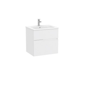 Victoria-n unik (meuble+lavabo) 2 tiroirs droite 600 mm blanc mat - ROCA A852095509 