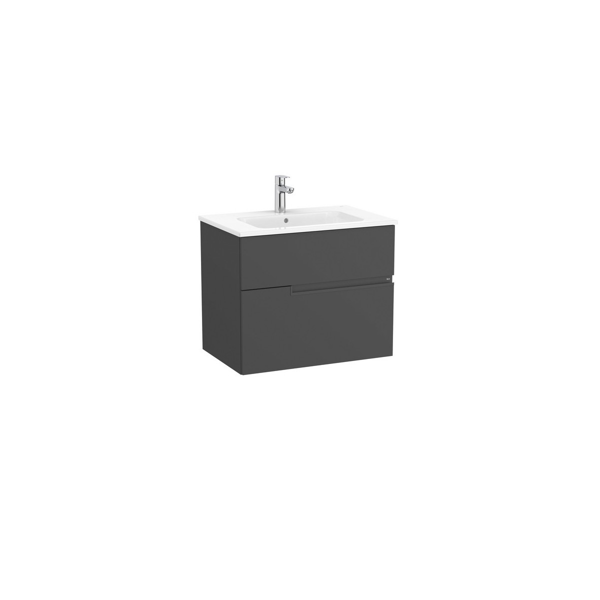 Victoria-n unik (meuble+lavabo) 2 tiroirs 700 mm onyx - ROCA A852096531 