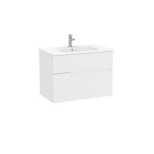 Victoria-n unik (meuble+lavabo) 2 tiroirs 800 mm blanc mat - ROCA A852097509 