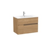 Victoria-n unik (meuble+lavabo) 2 tiroirs 800 mm noyer - ROCA A852097517 