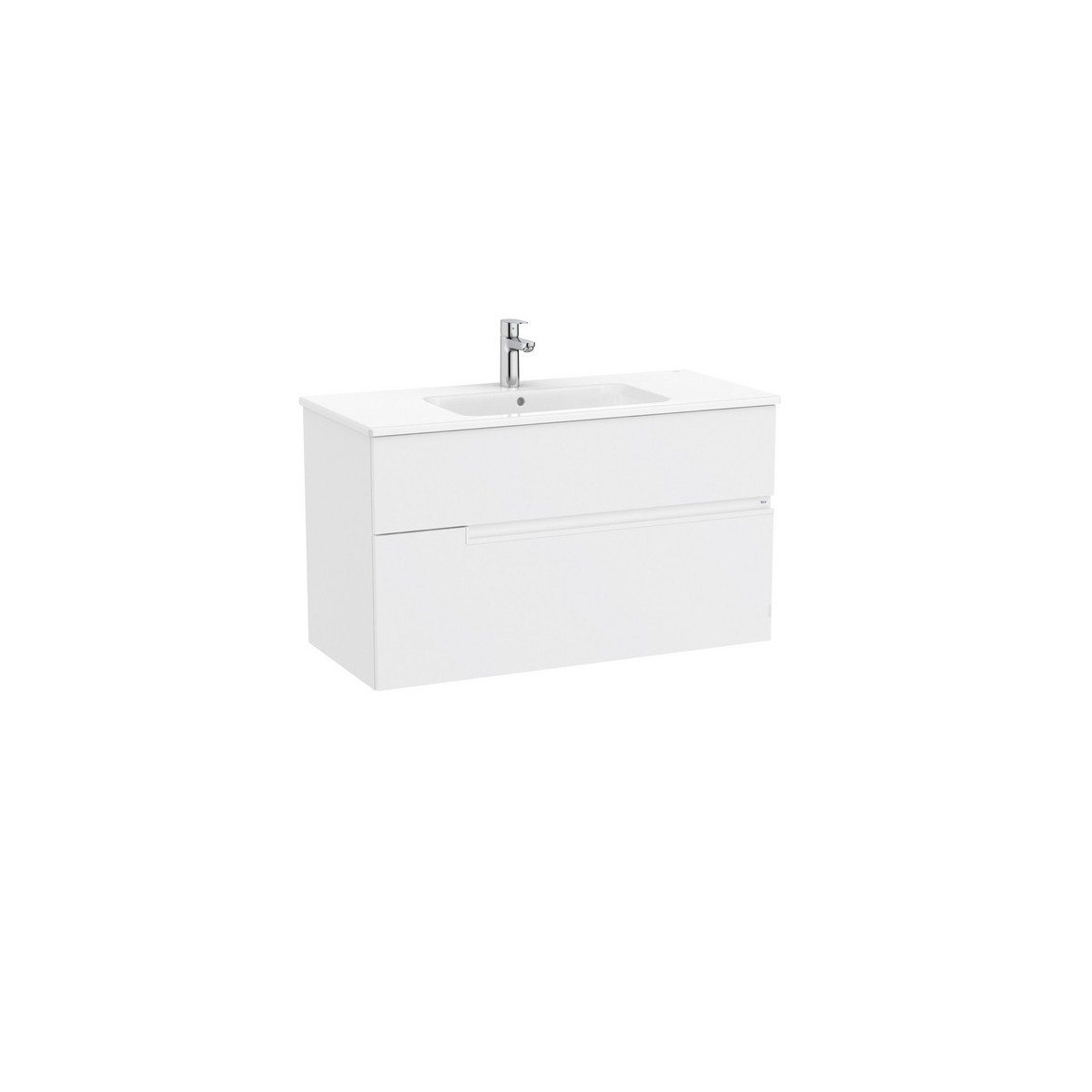 Victoria-n unik (meuble+lavabo) 2 tiroirs 1000 mm blanc mat - ROCA A852098509 