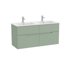 Victoria-n unik (meuble+lavabo) 4 tiroirs 1200 mm vert sauge - ROCA A852099564 