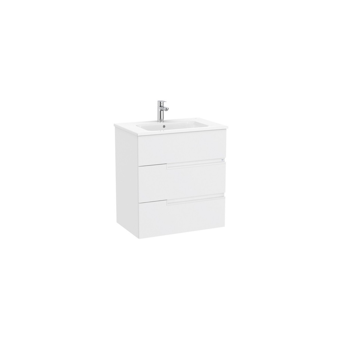 Victoria-n unik (meuble+lavabo) 3 tiroirs 700 mm blanc mat - ROCA A852101509 