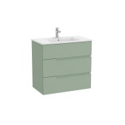 Victoria-n unik (meuble+lavabo) 3 tiroirs 800 mm vert sauge - ROCA A852102564 