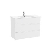 Victoria-n unik (meuble+lavabo) 3 tiroirs 1000 mm blanc mat - ROCA A852103509 
