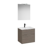 Optica pack 2 tiroirs 600 mm chêne foncé - ROCA A852459537 