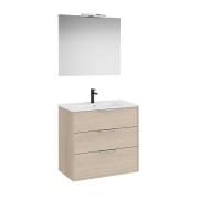 Optica pack 3 tiroirs 800 mm frêne clair - ROCA A852465541 