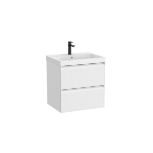 Linea unik (meuble+lavabo) 2 tiroirs 60 cm blanc mat - ROCA A852488509 