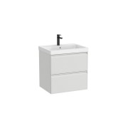 Linea unik (meuble+lavabo) 2 tiroirs 60 cm gris pierre mat - ROCA A852488514 