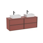 Inspira meuble 4 tiroirs pour vasques à poser 1600 mm terracotta mat - ROCA A852523552 
