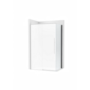 Brisa lf-c panneau fixe latéral noir mat 2000x750 - ROCA AM37307516M 