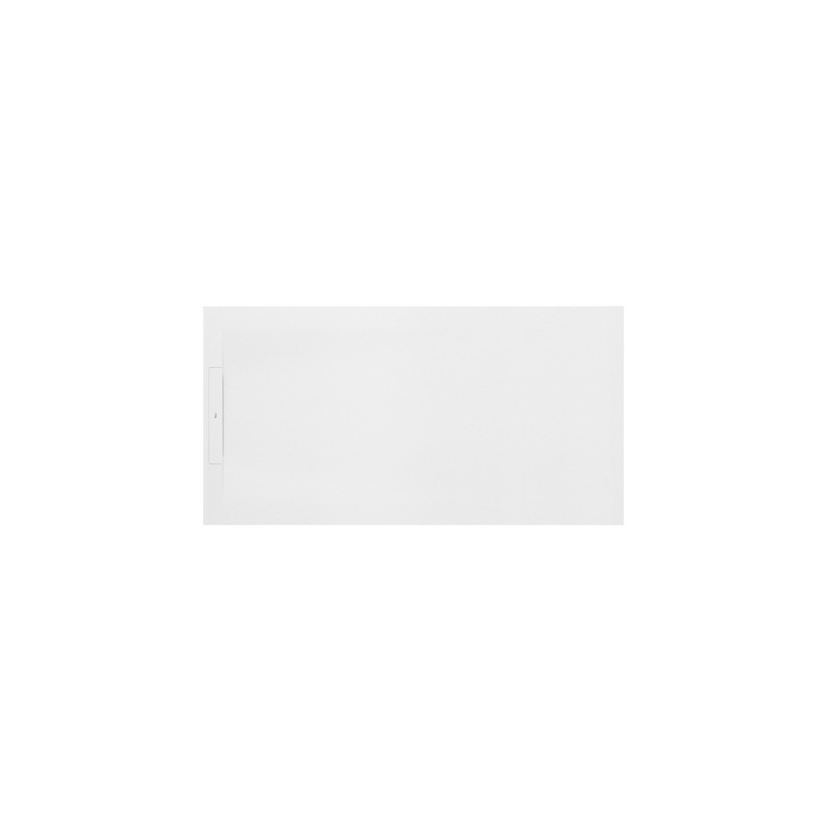 Pyros receveur en stonex avec vidage garde d'eau 30mm 1600x700 blanc - ROCA AP9016402BC03100 