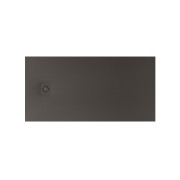 Terran-n receveur stonex 1500x700 avec vidage garde d'eau 30mm café - ROCA APA015DC2BC03660 