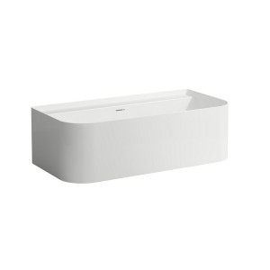 Sonar baignoire semi-îlot en sentec percé 5 tr pr la robi 1600x815mm blanc - LAUFEN H2203470000361 
