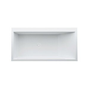 Kartell baignoire 170x86 trop-plein avec led blanc - LAUFEN H2243310006161 