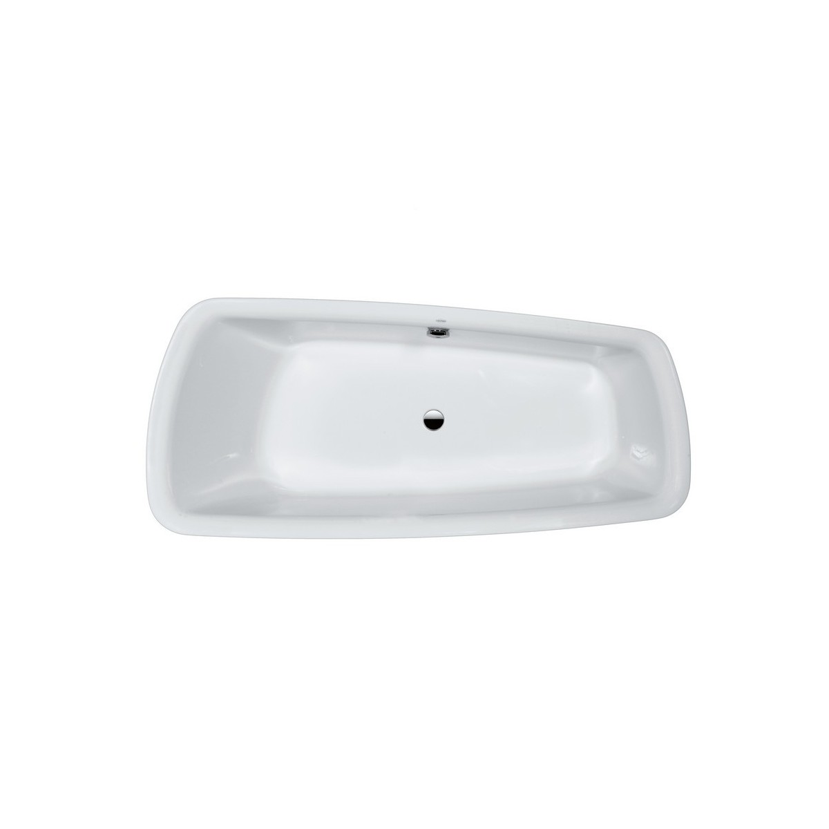 Palomba baignoire avec châssis, 180x80, rebord 80cm blanc - LAUFEN H2438010000001 