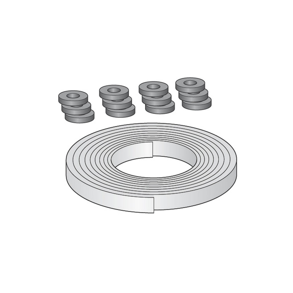 Laufen pro kit anti-bruit pr grand cadre d'install pr receveur sup à 120 cm - LAUFEN H2989890000001 