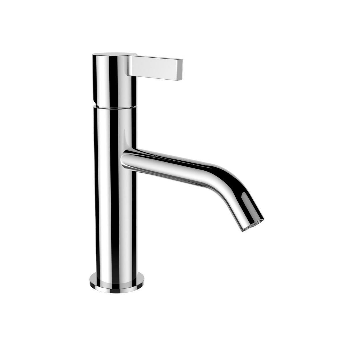 Kartell • laufen mitigeur de lavabo, bec fixe 135 mm, sans vidage chromé - LAUFEN H3113310041201 