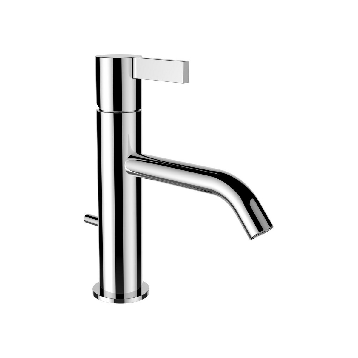 Kartell • laufen mitigeur de lavabo, bec fixe 135 mm, avec vidage chromé - LAUFEN H3113310041211 