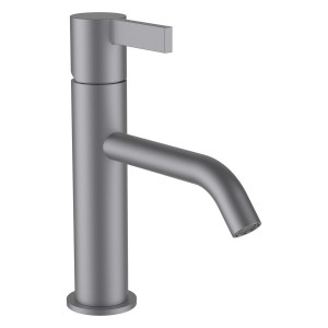 Kartell • laufen mitigeur de lavabo, bec fixe 135mm avec vidage pvd couleur inox - LAUFEN H3113310901211 