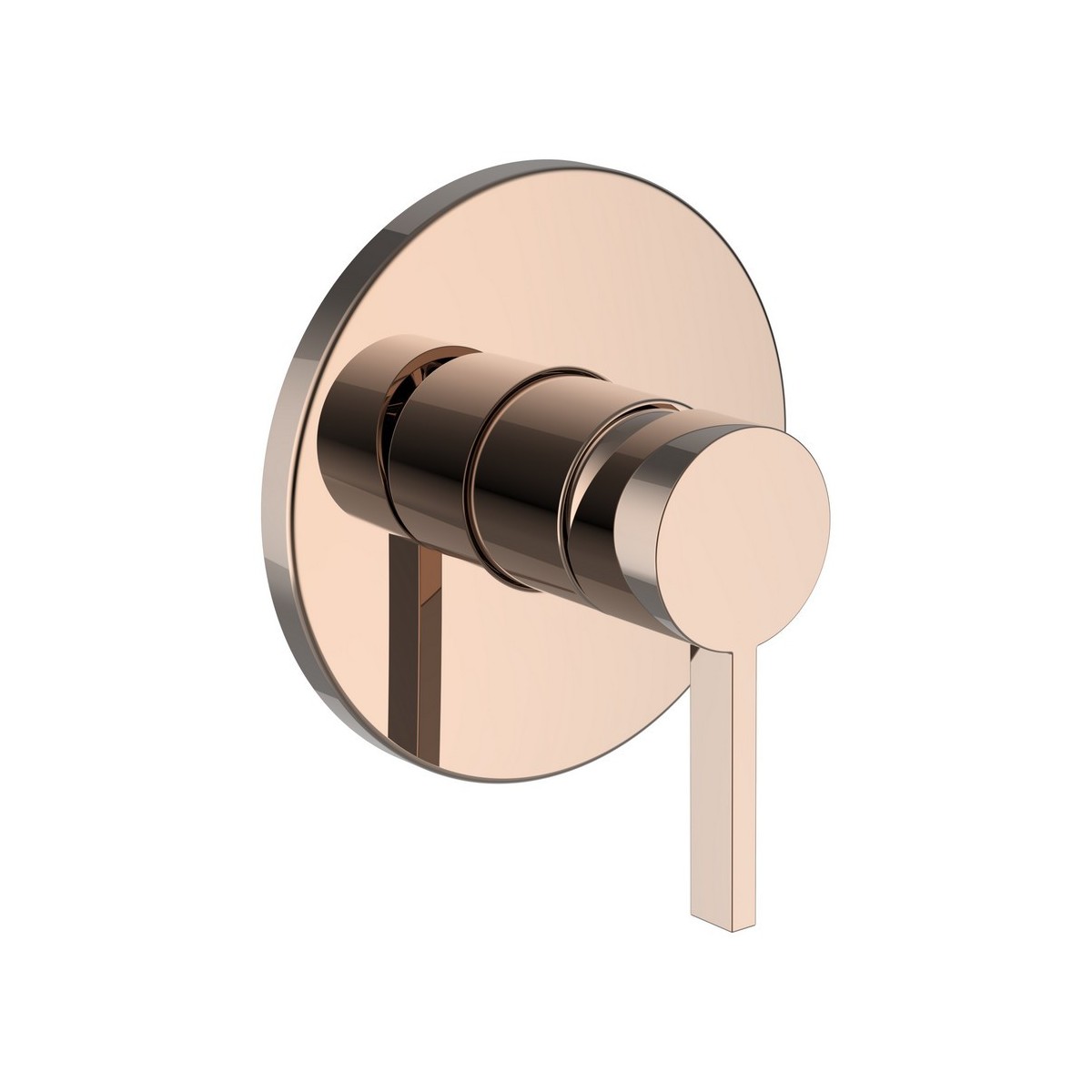 Kartell mitigeur de douche encastré pour simibox pvd or rose - LAUFEN H3313360820001 