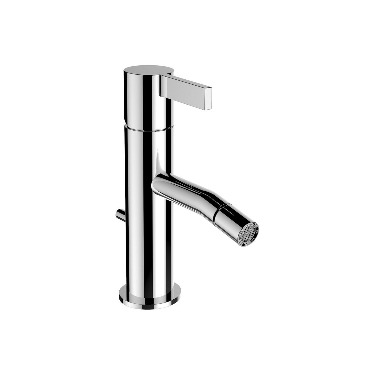 Kartell laufen mitigeur de bidet bec fixe 110mm avec vidage chromé - LAUFEN H3413310041011 