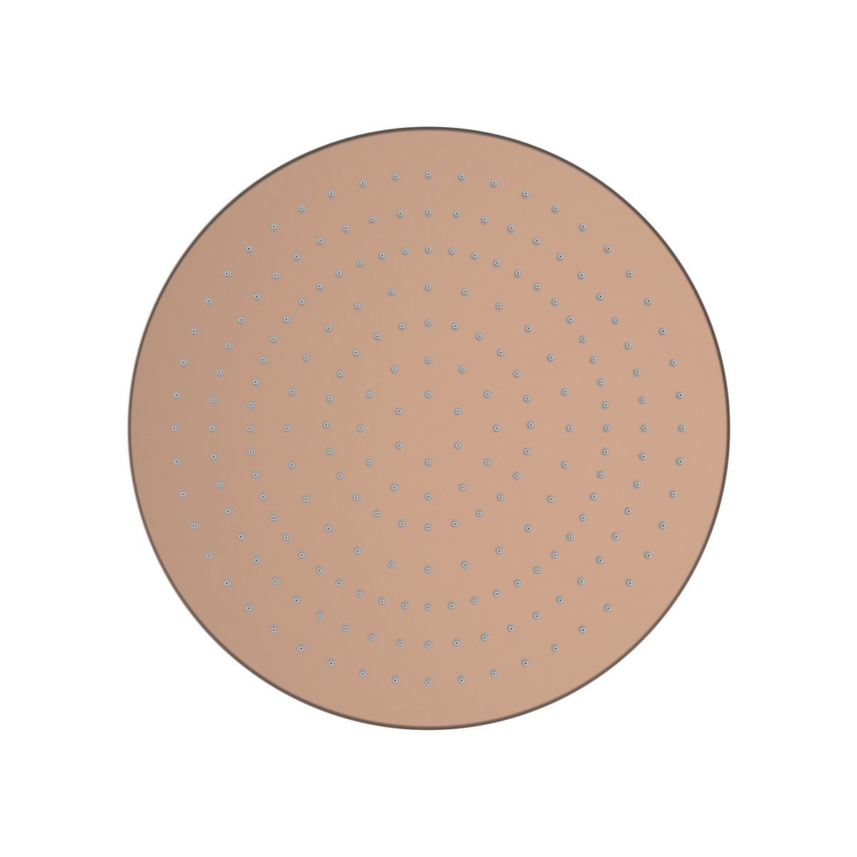 Pomme de douche pluie ronde ultra-plate ø 300 mm en pvd pvd or rosé brossé - LAUFEN H3679811682321 