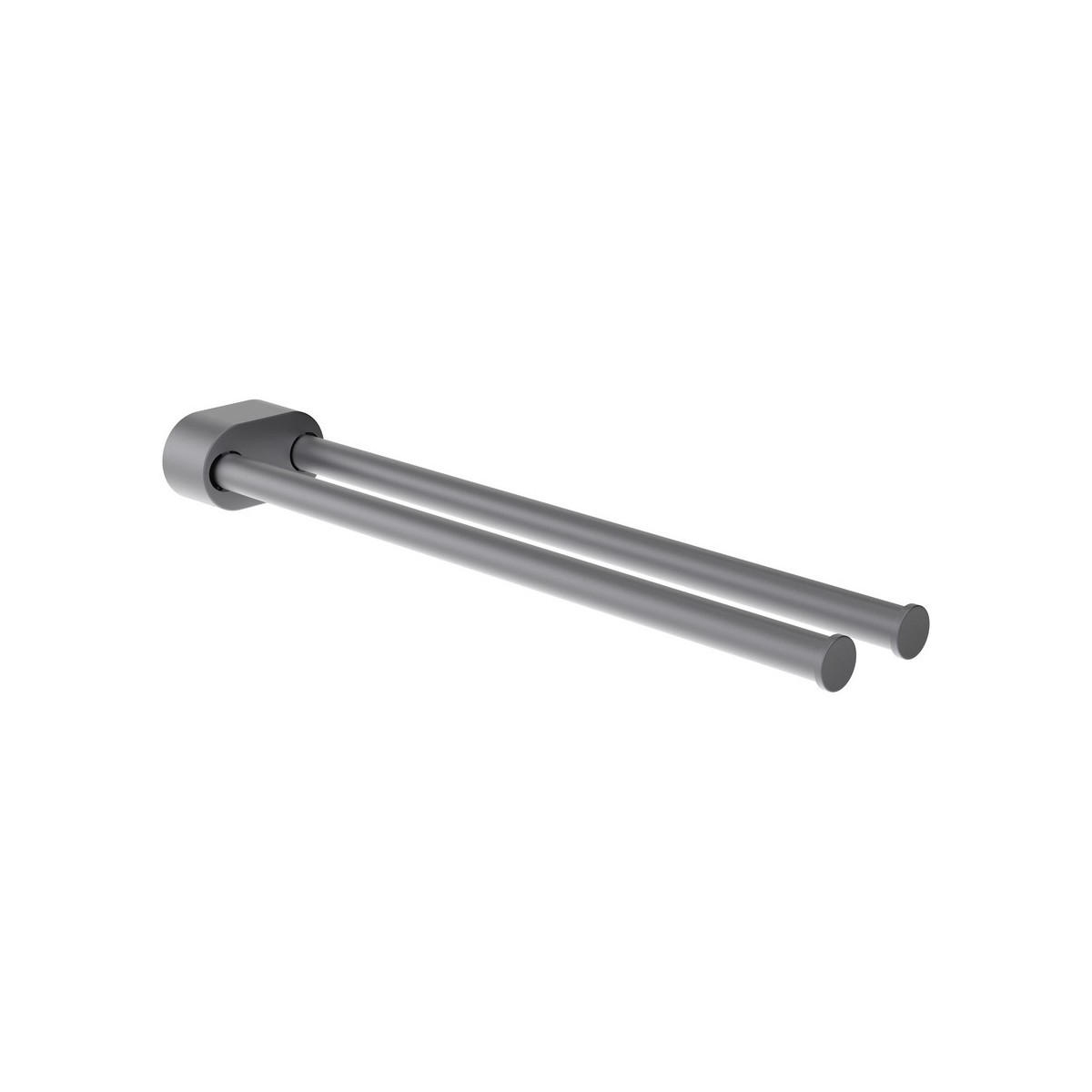 Niara porte-serviettes pivotant double 40 cm pvd couleur inox 78x402x45 mm - LAUFEN H3810611610011 