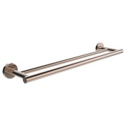 Niara porte-serviettes double 60 cm rose gold brossé 602x134x58 mm - LAUFEN H3810621620021 