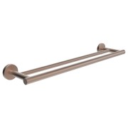 Niara porte-serviettes double 60 cm pvd or rosé brossé 602x134x58 mm - LAUFEN H3810621680021 