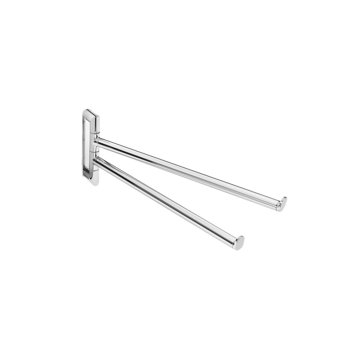 Hali porte-serviettes latéral double 36 cm chromé chromé 16x371x116 mm - LAUFEN H3811710040031 