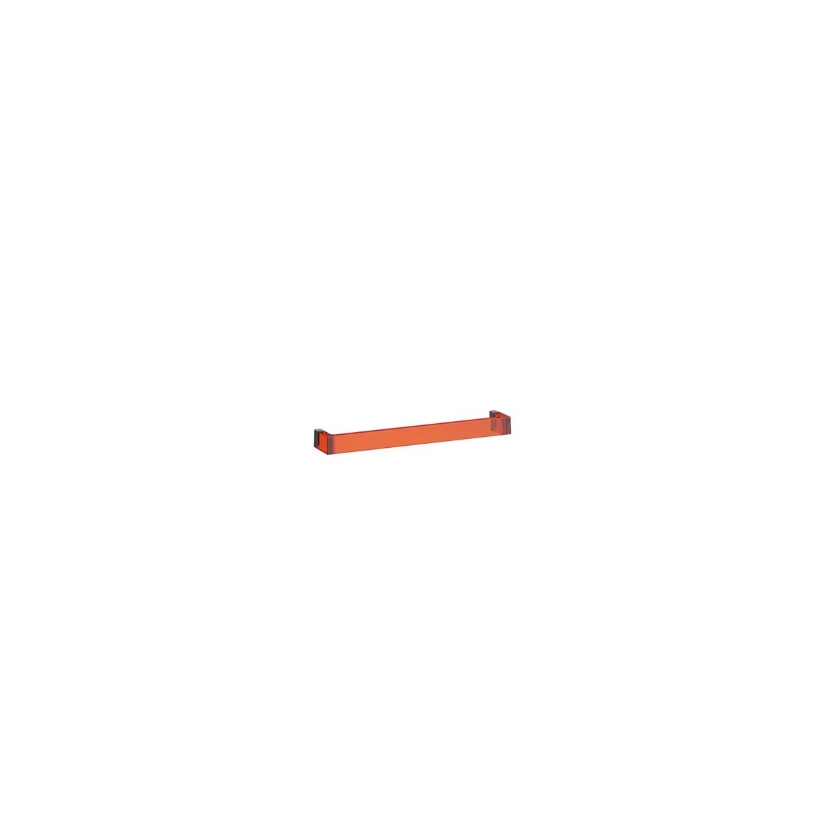 Kartell laufen porte-serviettes 'rail' 450mm plastique 450x75x40mm orange - LAUFEN H3813310820001 