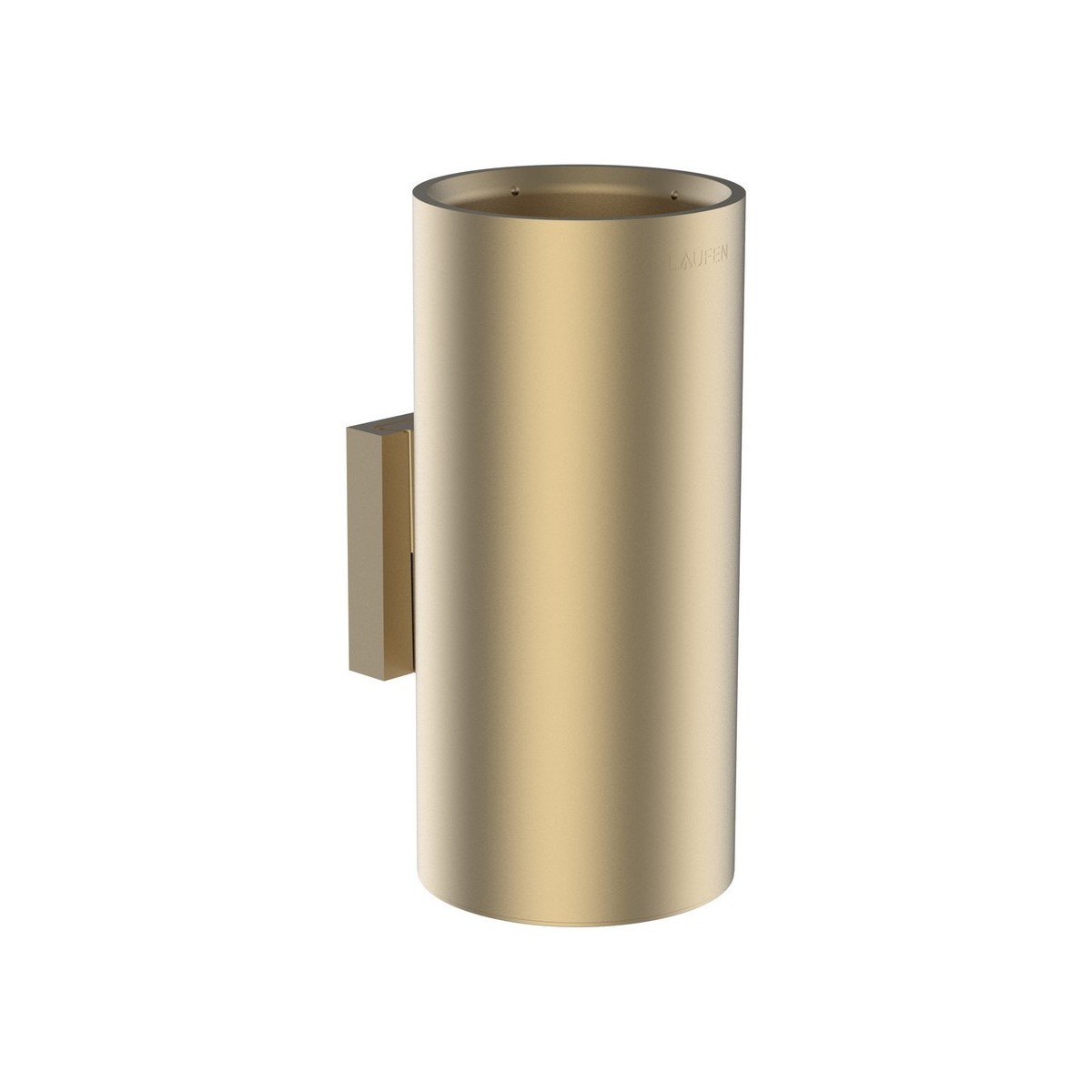 Niara porte-brosse à dents mural or pâle mat 62x83x134 mm - LAUFEN H3820611650001 