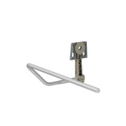 Lani porte-serviettes latéral gauche acier inoxydable brossé 265x230x105 mm - LAUFEN H3821259280001 