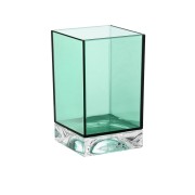 Kartell laufen gobelets 'boxy' matière plastique 70x70x120mm vert émeraude - LAUFEN H3823300920001 