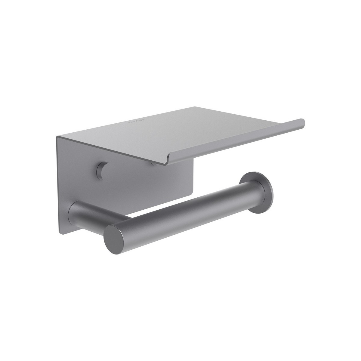 Niara porte-papier toilette avec couvercle pvd couleur inox 159x112x88 mm - LAUFEN H3840621610031 