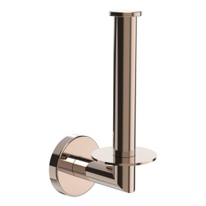 Niara porte-papier toilette vertical rose gold brossé 58x95x176 mm - LAUFEN H3840621620021 